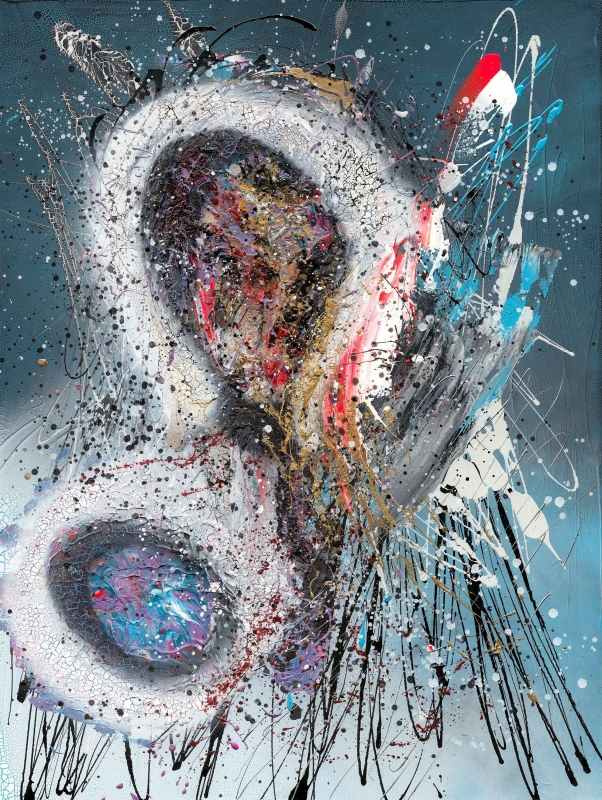 hunter on a frozen planet by artist Jason Steinberg